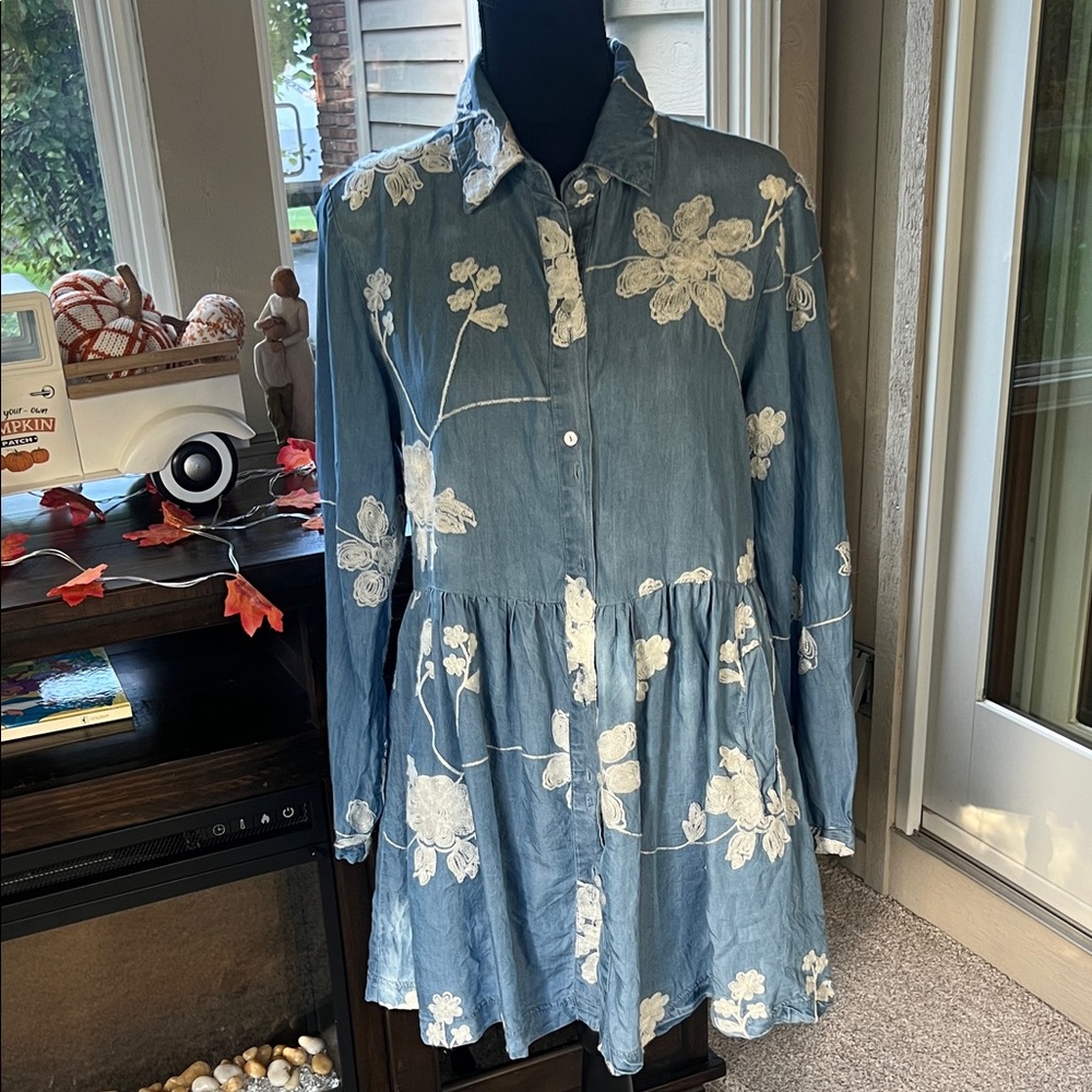 NorthStyle Blue Floral Dress